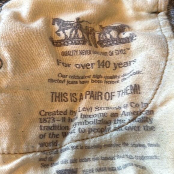 Levi's 569 Men’s Loose Fit Straight Jeans size W36 x L34 - Picture 7 of 9